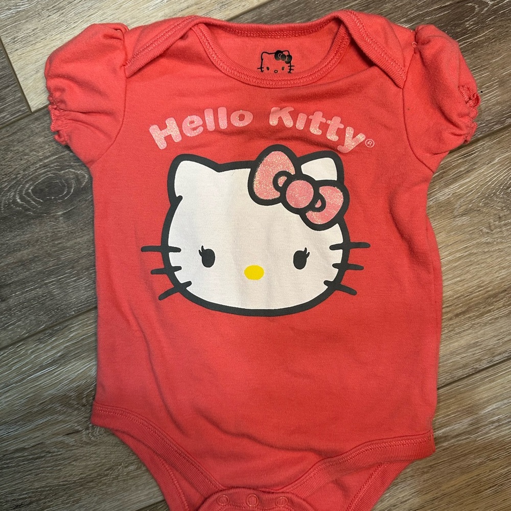 Hello Kitty Pink Baby Bodysuit